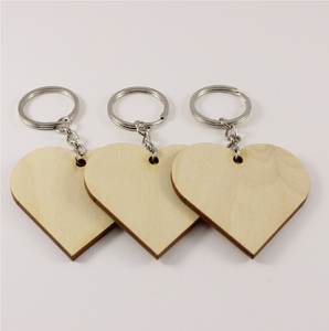 MDF Keychain <b>Star</b> Shape Promotional Gift Customs Blank MDF Sublimation Keychain Keyring Hot Sale - Product Image 6