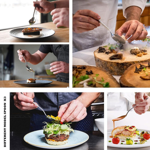 Ensemble de 7 ustensiles de plats professionnels en acier inoxydable Altomme Instruments, lavables au lave-vaisselle, avec logo couleur personnalisé, outils culinaires - Product Image 6
