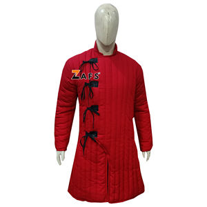 Gambesón Medieval Unisex, Chaqueta de Armadura Vintage de Manga Larga con Acolchado Grueso para Disfraces de Reenactaciones Históricas, Producto Terminado - Product Image 1