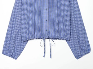 Blusa Casual a Cuadros para Mujer, Cuello Alto, Cierre de Botón, Nueva Moda 2026, Primavera Verano, Estilo Deportivo para Vacaciones - Product Image 3