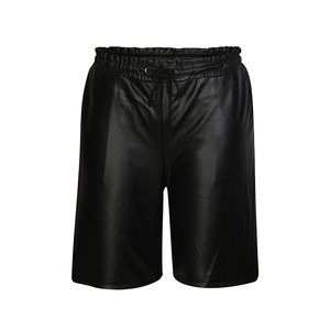 Shorts en cuir PU imperméables à taille haute pour hommes, fabriqués sur mesure, taille personnalisée, en toile tricotée, OEM pour l'extérieur - Product Image 3