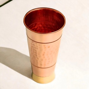 Vintage Design 100% Pure <b>Copper</b> <b>Mug</b> and Glass Set Handmade Eco-Friendly Home Drinkware - Product Image 6