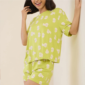 Latest Fashion Casual Wear Women T Shirt And Shorts <b>Sets</b> Plain Blank Solid Color Ladies Summer 2 Piece Cotton <b>Twin</b> <b>Sets</b> - Product Image 1