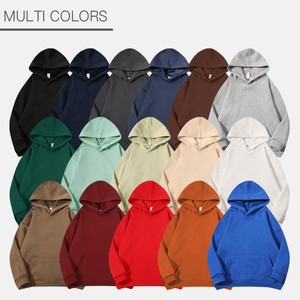 Sweat à capuche unisexe oversize avec cordon de serrage, capuche croisée, épaules tombantes, poche frontale et poignets côtelés - Product Image 2