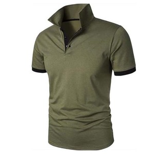 Nouvelle Collection – Polo Homme Tendance en Coton Grande Taille – Manches Courtes – Style Décontracté Urbain pour l'Été – Modèle Uni - Product Image 4