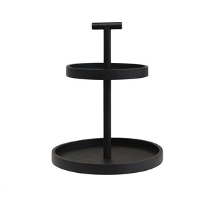 Contemporary metal <b>cake</b> <b>stand</b> developed for stylish confection presentation bringing refinement to hosted occasions - Product Image 3