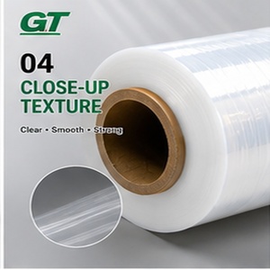 LLDPE Transparent Stretch Film 200m 50cm Moisture Proof Easy-to-Use Protective Soft Packaging <b>Pallets</b> for Many Products Casting - Product Image 5