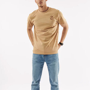 ออกแบบโลโก้ของคุณเอง เสื้อยืดผู้ชายผ้าฝ้าย 100% คอกลม เสื้อยืดสตรีทแวร์ สำหรับผู้ใหญ่ - Product Image 4