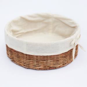 Juego de Cestas Redondas de Mimbre Natural con Forro de Lona Premium – Cesta de Almacenamiento Multiusos para Decoración de Estilo Vintage Vietnam - Product Image 6