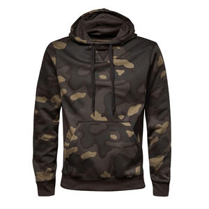 Hoodies imprimés numériquement sur toute la surface, camouflage, pour hommes, en coton mélangé, fabricant de vêtements, hoodie de chasse, streetwear personnalisé - Product Image 1