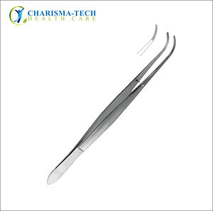 CHARISMA-TECH Instrumentos Médicos de Acero Inoxidable, Pinzas Curvas para Aplicación de Apósitos, Juego de Instrumentos Manuales Estilo Pinza Quirúrgica - Product Image 1