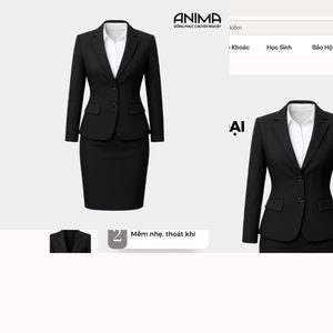 Women's Business Suit <b>Set</b> with <b>Skirt</b> Office Formal <b>Blazer</b> - Product Image 1