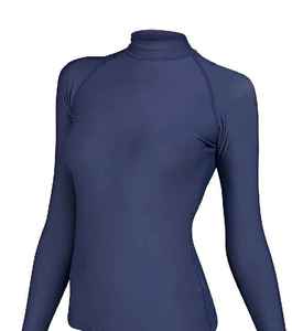 Maillots de compression à manches longues pour hommes avec logo personnalisé, protection UV, séchage rapide, pour la plongée et les activités aquatiques - Product Image 2