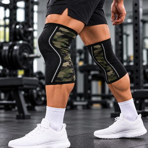 Rodilleras Deportivas Rhino Fitness para Hombre, con Rayas, de Algodón, Personalizadas, Elásticas, con Soporte de Compresión - Product Image 2