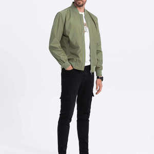 Nouvelle veste bomber streetwear élégante avec logo personnalisé, tissu respirant, poches, grande taille, doudoune tendance pour homme - Product Image 6