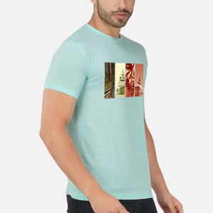 เสื้อยืดพิมพ์ลาย DTG แฟชั่นใหม่ขายส่งสำหรับผู้ชาย ปรับแต่งโลโก้ของคุณเอง ดีไซน์ล่าสุด เสื้อยืดพิมพ์ลาย DTG สำหรับผู้ชาย - Product Image 4
