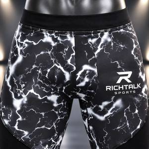 RUIQUWIN Custom <b>Mens</b> Quick Dry Anti-Bacterial Breathable <b>Compression</b> Tights High Elastic Training Pants Running Yoga <b>Leggings</b> - Product Image 4