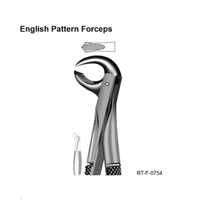 Forceps d'extraction ergonomiques de type anglais en acier inoxydable par Roboz Tech Pakistan - Product Image 3