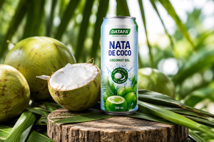 Puré de Agua de Coco 100% Natural en Lata de 500 ml, Bebida Refrescante con Sabor Real - Product Image 3