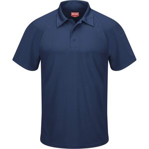 Polo de performance actif pour homme sur mesure, grande taille, hauts actifs confortables - Product Image 2