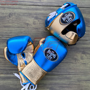 Gants de boxe en cuir de vachette de qualité supérieure pour l'entraînement et le sparring |   Évacuation de l'humidité |   Écologique |   Durable |   Logo personnalisé |   Unisexe | - Product Image 3