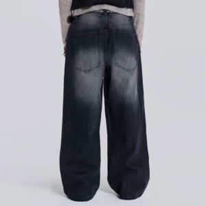 Pantalones Vaqueros de Mezclilla para Hombre, a la Moda, Cómodos, Holgados, Corte Clásico Regular, Duraderos, para Uso Casual - Product Image 4