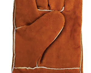 Garde B Cowhide Split Leather 9 oz Smooth Anti-cut Anti-Heat Breathable Flexible General Purpose Yellow Work Arc Welding <b>Gloves</b> - Product Image 2