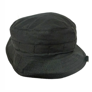 Camouflage Bucket <b>Hat</b> Outdoor Adjustable Breathable Waterproof Canvas Multi-Panel Style <b>Summer</b> Cap - Product Image 3