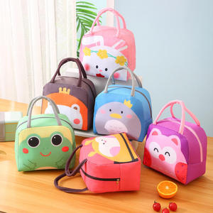 Portable Insulated <b>Lunch</b> <b>Bag</b> with Cute Animal Print Thermal Cooler Tote for School Kids and Office Work Daily Use - Product Image 5