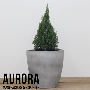 Ventes en gros de pots à fleurs en béton décoratifs modernes avec trou de drainage, design écologique pour les espaces verts, emballage personnalisé - Product Image 5