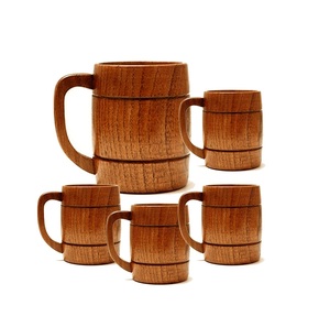 Mug en bois fait main, bois massif naturel, mug à café de style rustique, vaisselle écologique pour la maison, le restaurant, le café - Product Image 1