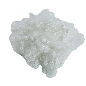 7D ใยโพลีเอสเตอร์เกรดโพลีเอสเตอร์สีขาว PSF เส้นใยรีไซเคิล3D 15D สารหน่วงไฟไส้เชื่อมแบบกลวง100% - Product Image 3