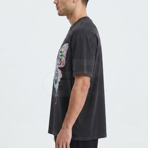 2026 เสื้อยืดพิมพ์ลายสะท้อนแสงผู้ชายคอกลมผ้าฝ้ายน้ำหนักเบาสบายๆสไตล์สตรีทสบายๆทุกวันเสื้อผ้าฤดูร้อน - Product Image 6
