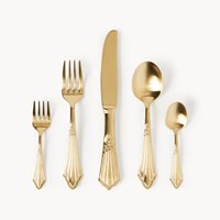 Ensemble de couverts minimalistes en acier inoxydable, finition miroir, manche en plastique noir, passe au lave-vaisselle, pour mariage et table à manger à domicile