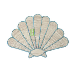 BEST SELLER Assiettes de présentation en jonc de mer naturel style bohème, tressées à la main, pour décoration de table de mariage, sets de table festonnés en osier 35cm - Product Image 5