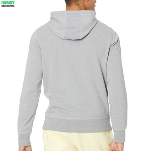 Sudadera con Capucha Verde Menta para Hombre, 100% Algodón, Felpa Francesa, Corte Regular, Estilo Casual para Otoño - Product Image 5