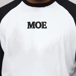 T-shirt pour homme en coton mélangé à manches courtes raglan, style décontracté, streetwear, écologique, avec empiècements contrastants, production en gros OEM - Product Image 3