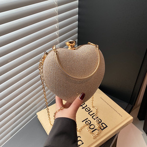 OEM ODM vintage bags for women customization women's <b>small</b> crossbody bag jewelry fashion heart shape korean bags women - Product Image 1
