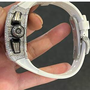 Fournisseur professionnel de montres en diamants cultivés en laboratoire pour hommes et cadeaux, prix d'usine en provenance d'Inde - Product Image 6