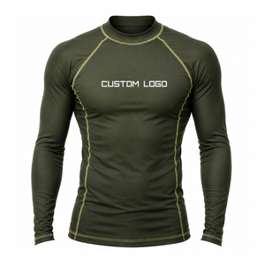 Camiseta de Surf Profesional 2026 de Secado Rápido, Antibacteriana, de Poliéster/Nailon, Manga Larga para Hombre, Rashguard para BJJ - Product Image 4