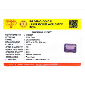 Natural Pink Amethyst Loose Gemstone 7.95 Carat for Fine Jewelry - Product Image 4