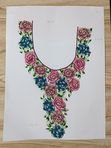 Designer Embroidery Sew-On Neck Anarkali Kurti Long Ethnic Gown Style Dress with <b>Tissue</b> Fabric Sequins for <b>Weddings</b> Festivals - Product Image 2