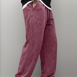 Best Quality Breathable Custom Color And Size <b>Men</b> Acid Wash <b>Trouser</b> New Fashion Hot Sale Streetwear <b>Men</b> Acid Wash <b>Trousers</b> - Product Image 5