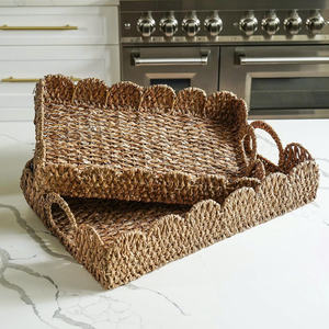 Diseño Exclusivo de Alta Calidad, la Mejor Opción para la Decoración del Hogar, Bandeja de Servicio Hecha a Mano con Hierba Marina de Vietnam - Product Image 1