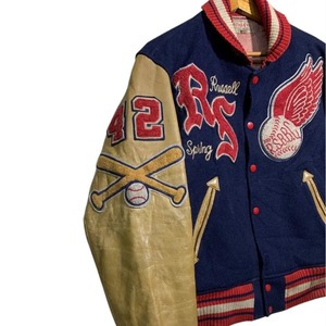 Latest Casual Canvas Varsity <b>Jacket</b> OEM Outdoor Winter Chenille Patch Embroidered Front Waterproof Breathable Windproof Mandarin - Product Image 4