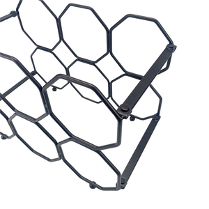 Estante de Vino Plegable Decorativo de Metal, Soporte para Botellas de Vino, Estante para Botellas de Vino de Metal - Product Image 5