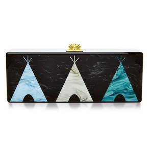 Pochette en résine écologique haut de gamme pour femmes, élégant accessoire de mode en cristal pour les occasions de soirée - Product Image 5