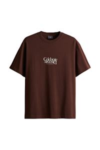 เสื้อยืดคอกลมแขนสามส่วนสำหรับผู้ชายทรงหลวมขนาดใหญ่พิเศษผ้าคอตตอนระบายอากาศได้ดีเข้ารูปขนาดพิเศษออกแบบได้ตามต้องการ - Product Image 6