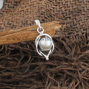 Collar de Perlas Naturales de Agua Dulce Vintage al por Mayor, Colgante de Plata de Ley 925 con Baño de Platino, Estilo Barroco, Joyería Unisex, Nuevo - Product Image 4