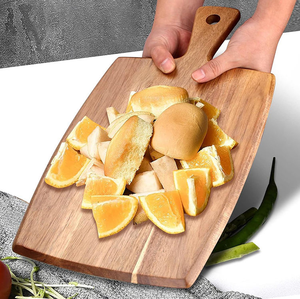 Planche à découper en bois d'acacia avec poignée, idéale pour la charcuterie, le pain et le fromage – Nouveauté très prisée - Product Image 3